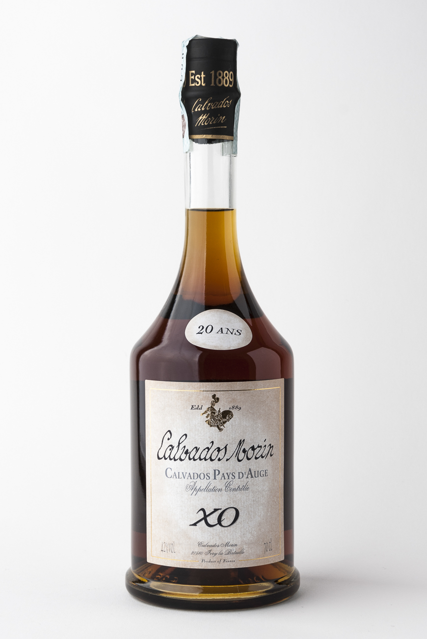 Calvados Morin 20 ans Pays d'Auge XO, Francia. Degustazione e vendita online. Isla de Rum