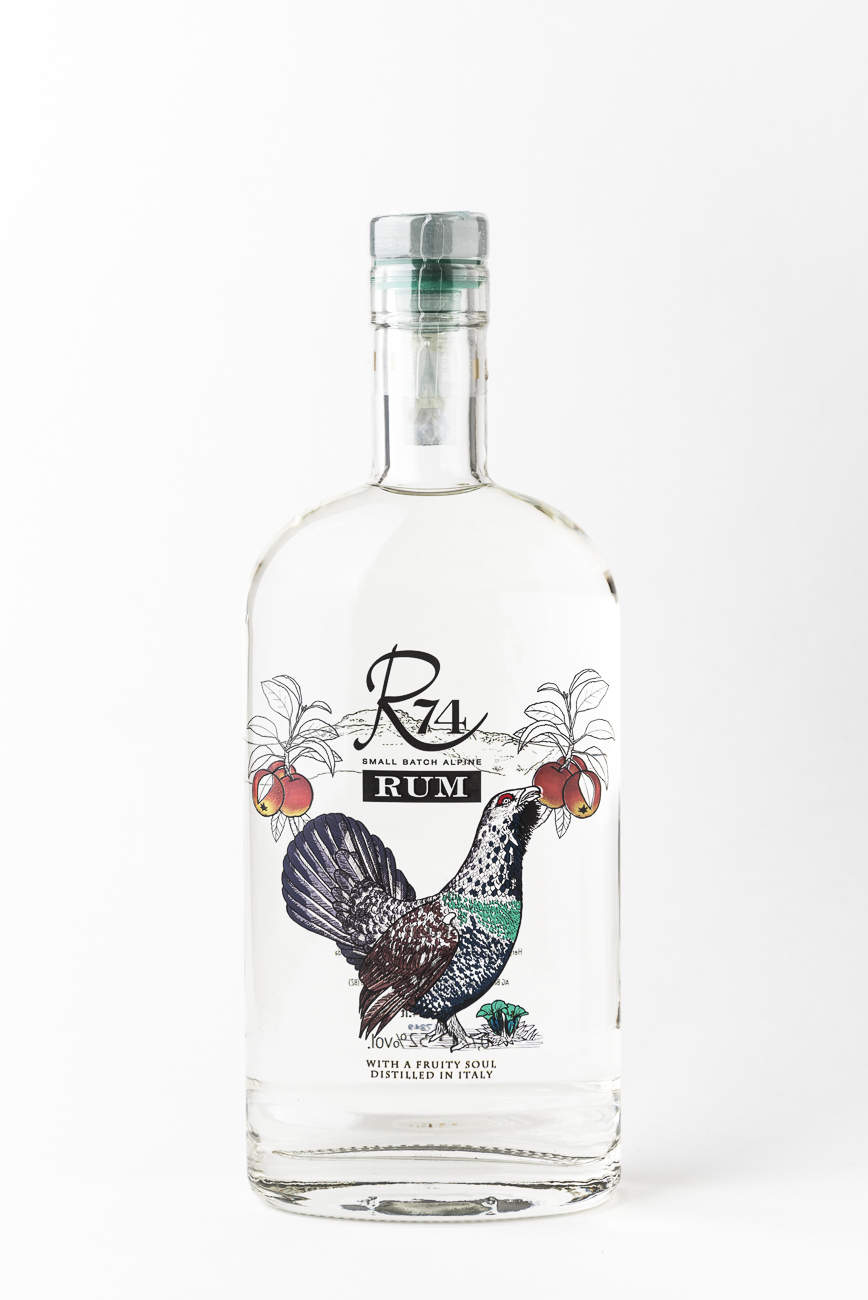 R74 White Rum - Roner Small Batch Alpine Rum. Degustazione e vendita rum online. Isla de Rum